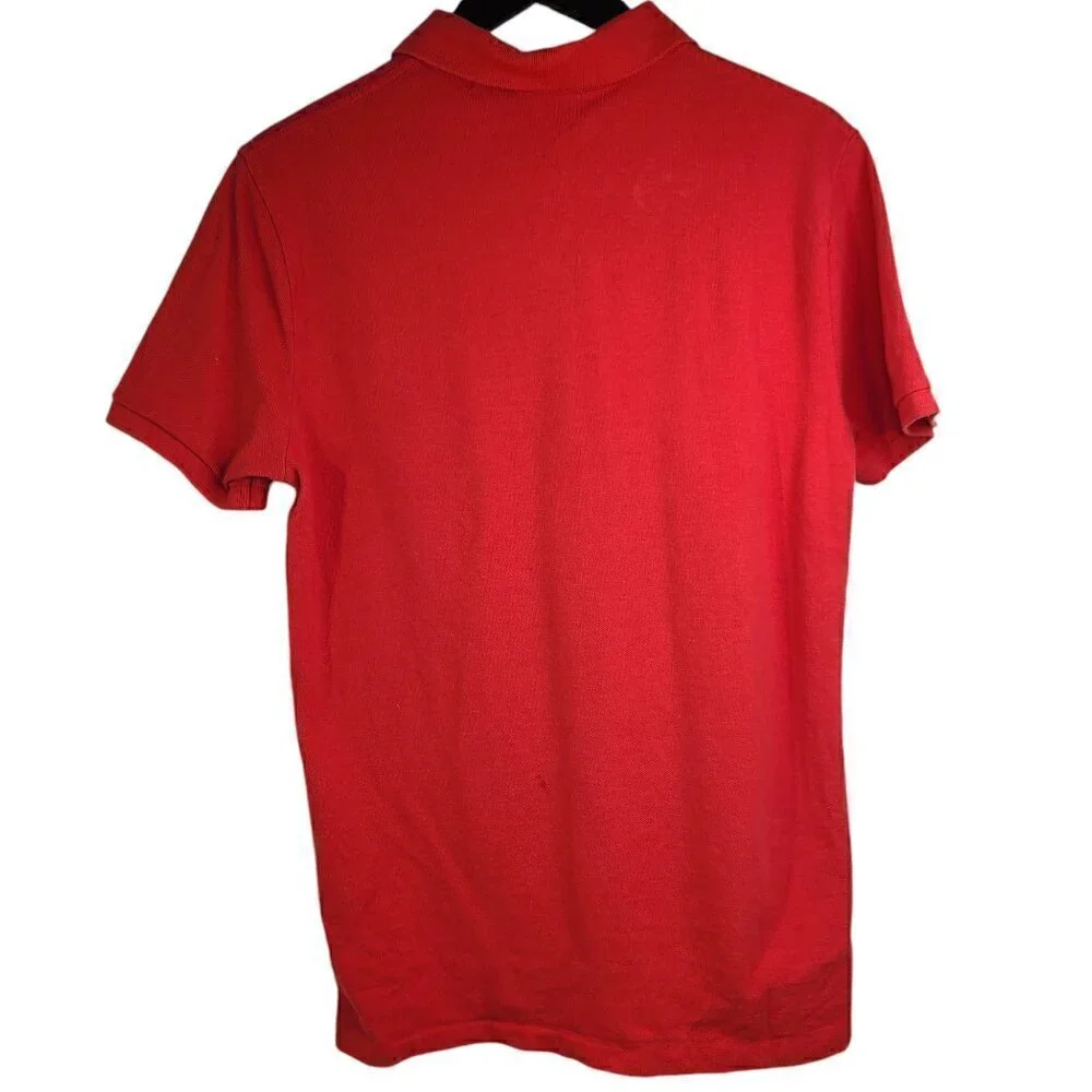 POLO Ralph Lauren Washed Red Polo Shirt Custom Slim Fit